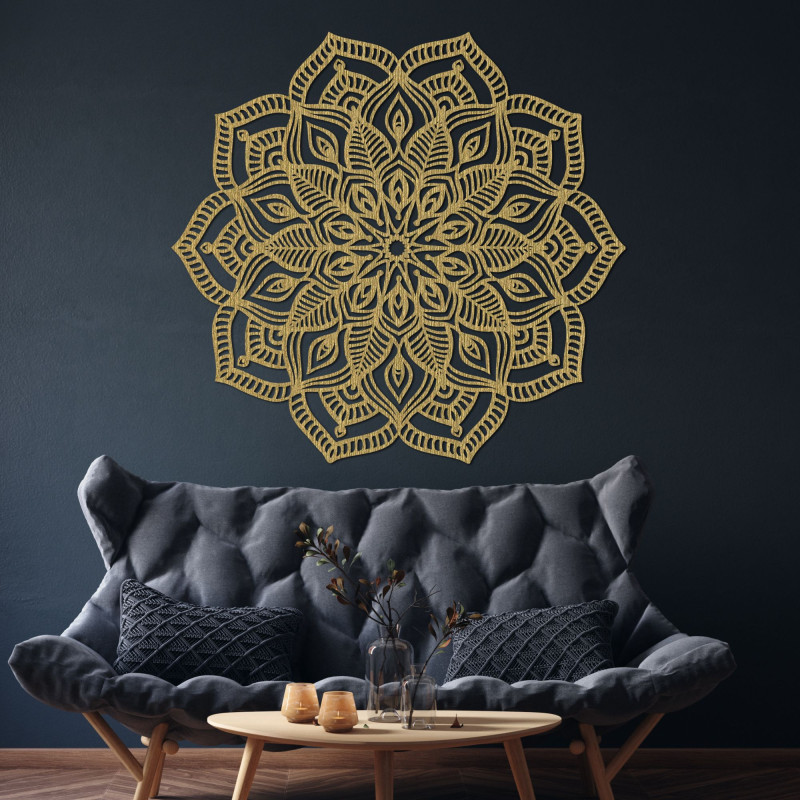 Drevená mandala na stenu - COUNESS