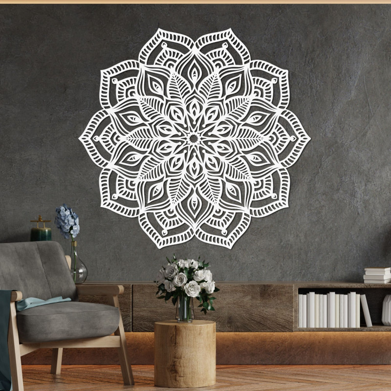 Drevená mandala na stenu - COUNESS