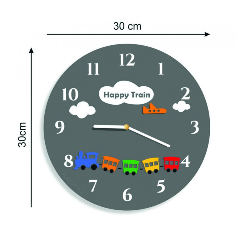 Rozmer hodín na stenu X-momo. Desingové nástenné hodiny z PMMA