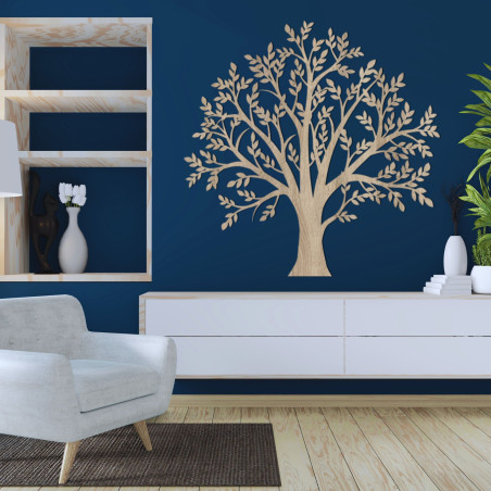 Vyrezávaná drevená dekorácia Strom rodiny - FAMILIAE