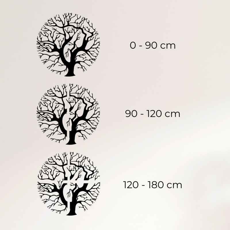 Drevený obraz na stenu strom v kruhu - ZITNAK