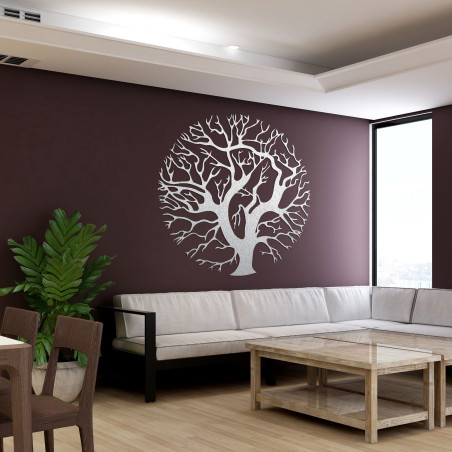 Drevený obraz na stenu strom v kruhu - ZITNAK