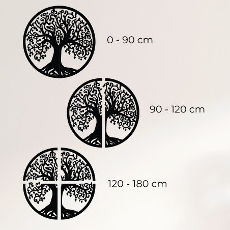 Vyrezávaný drevený obraz na stenu strom života - ARBOR