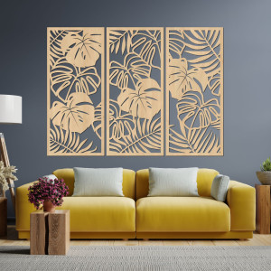 Tropické listy monstera a papraď - LIBOGA 2