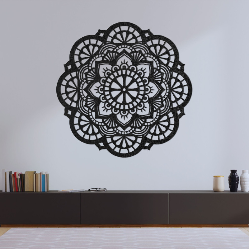 Nástenný drevený obraz mandala svetlo života - LUMEN