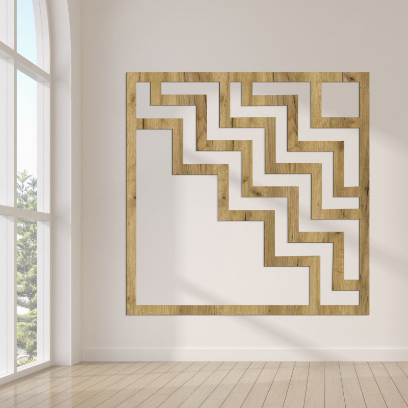 Geometrická nástenná dekorácia štvorec - SUQARE