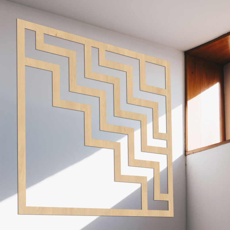 Geometrická nástenná dekorácia štvorec - SUQARE