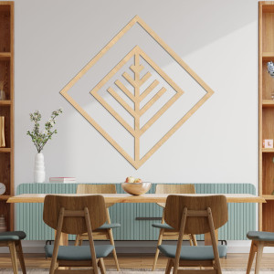 Geometrický obraz list - LEARD 2