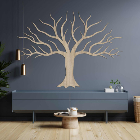 hnedý obraz na stenu so strom konáre