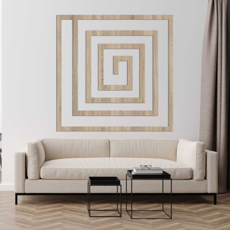 Drevená geometrická dekorácia - WOORTLE