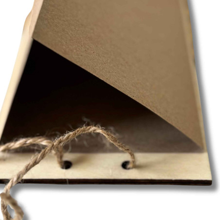 Drevená obálka na peniaze - HOCIČO 20 x 10 cm