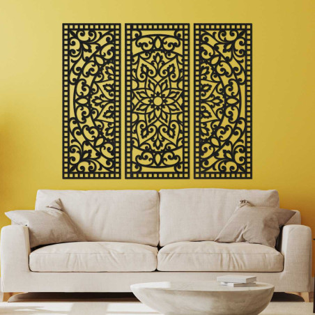 Trojdielne prevedenie spája tradičné vzory s modernou precíznosťou. Trojdielne prevedenie spája tradičné vzory s modernou precíznosťou.