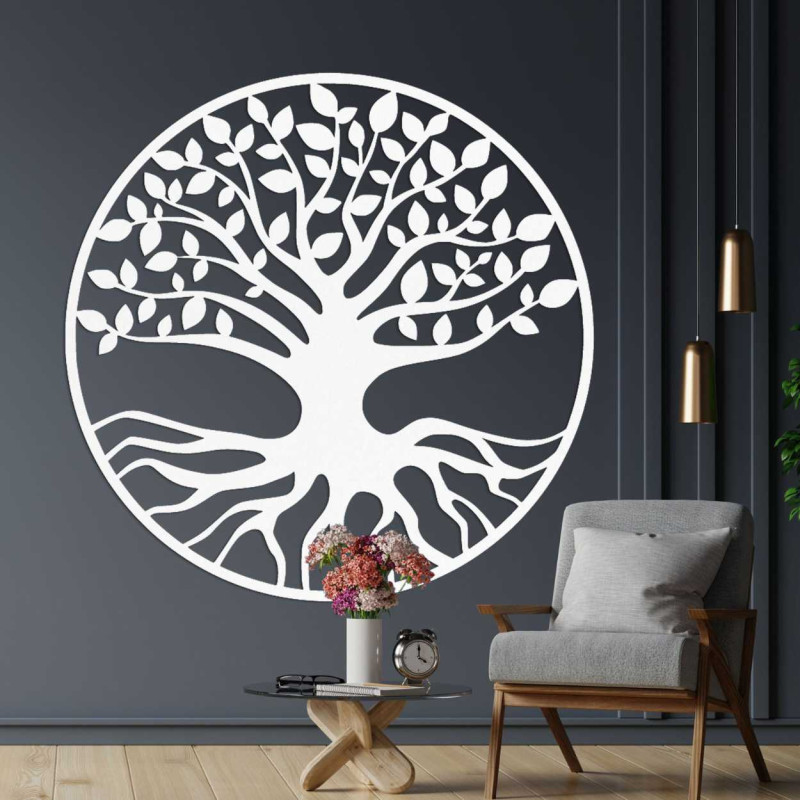 Drevená dekorácia na stenu bonsaj