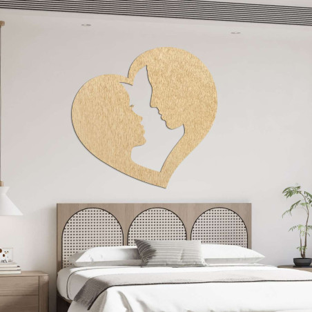 drevený obraz na stenu