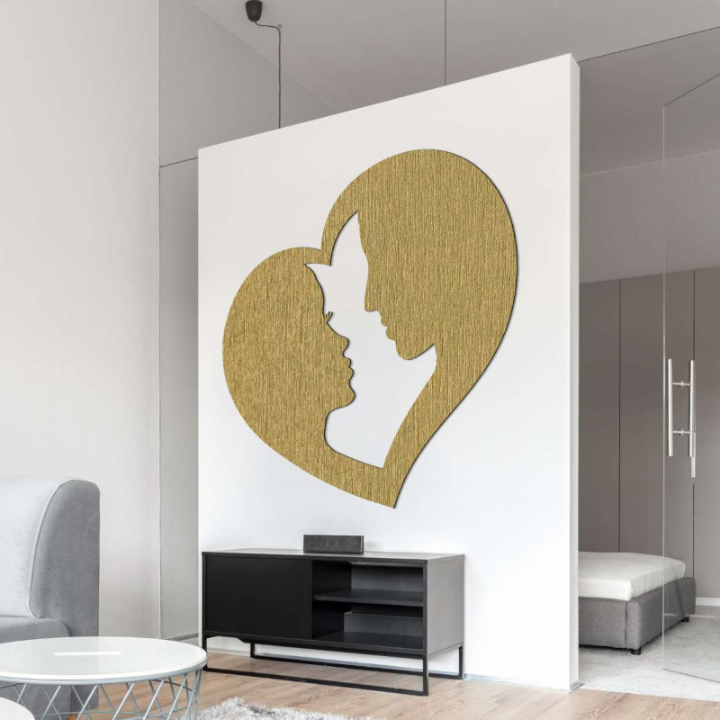 obraz na stenu pár v srdci láska