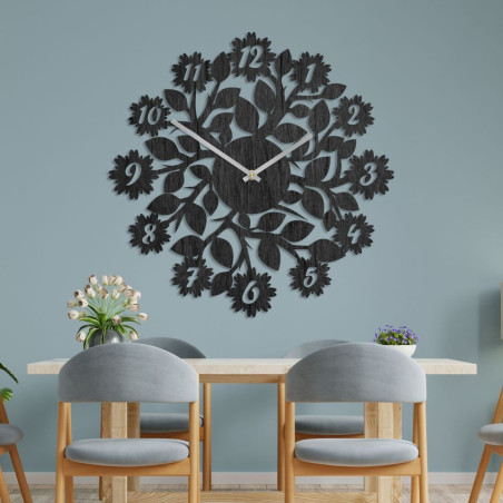 Originálne hodiny s číslami, kvety Originálne hodiny s číslami, kvety