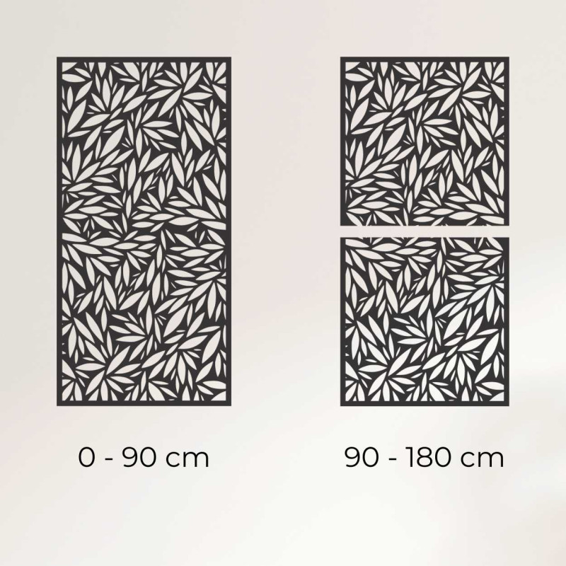 Drevený nástenný panel rastlinný motív - DOROZ