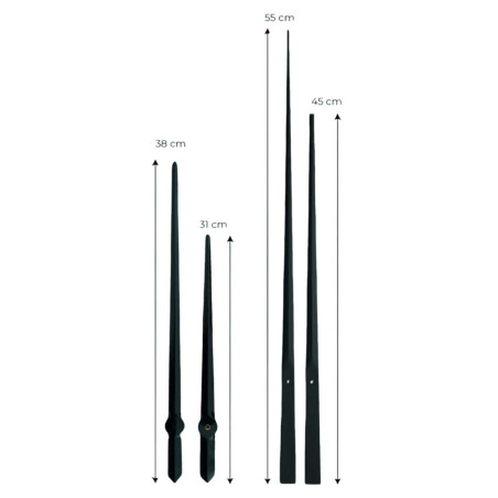 Moderné dizajnové nástenné hodiny - PORIA