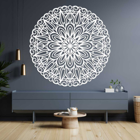 Elegantná drevená mandala na stenu Elegantná drevená mandala na stenu