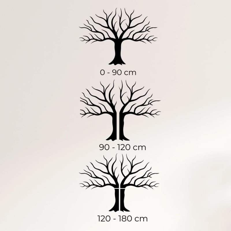 Drevená dekorácia obraz na stenu konáre stromu