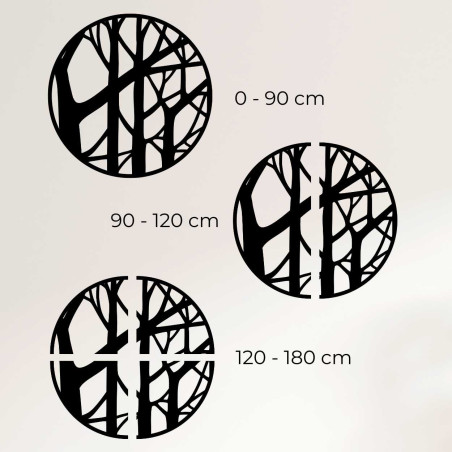 Rozmery drevenej dekorácie zobrazené v centimetroch Rozmery drevenej dekorácie zobrazené v centimetroch