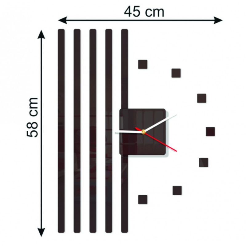 Vyrábame pre Vás nástenné hodiny do obývačky, alebo kancelárie. X-momo