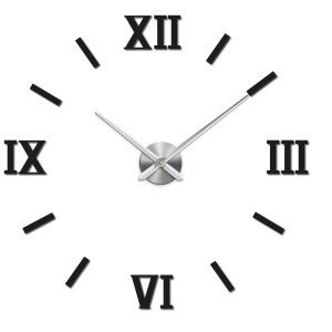 Nástenné nalepovacie hodiny do obyvačky