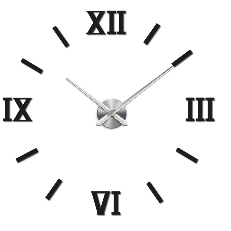 Nástenné nalepovacie hodiny do obyvačky