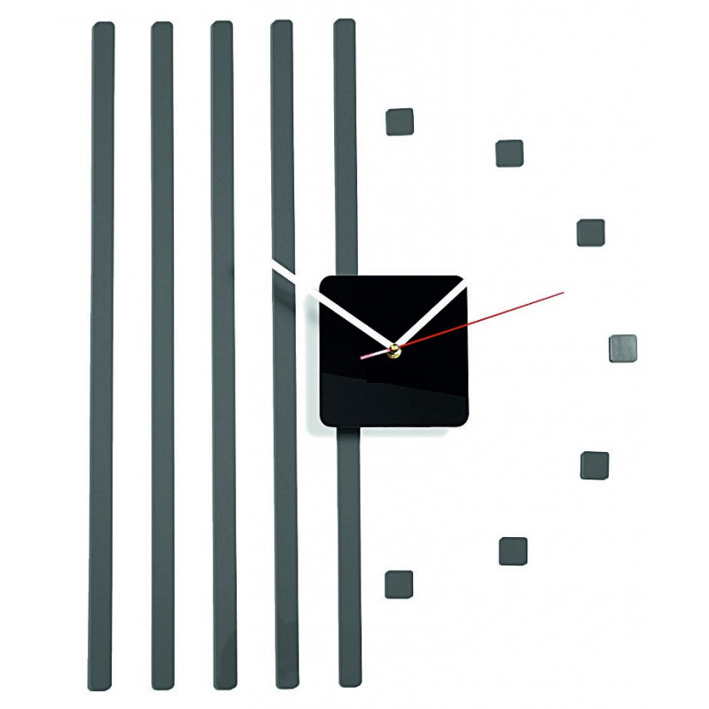 Moderné nástenné hodiny z plexiskla. Trendy hodiny na stenu ako darček. Hodiny X-momo. PMMA