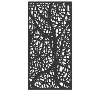 Drevený vyrezávaný obraz s kvetinovým motívom na stenu, dekorácia do obývačky a interiéru. 2