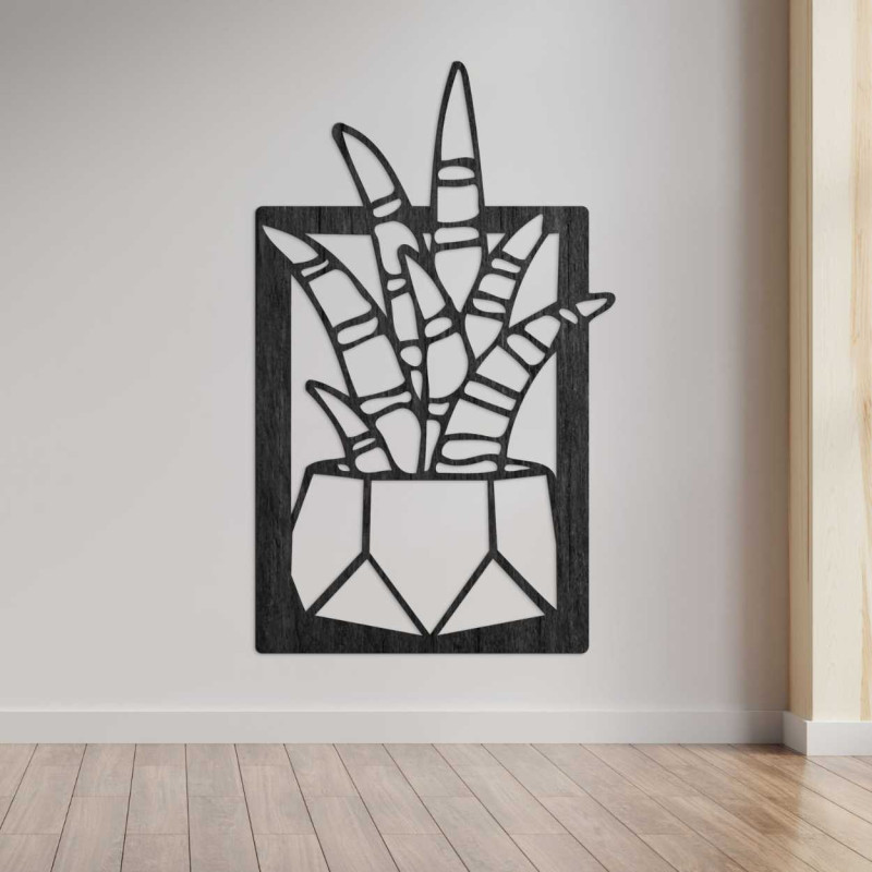 Moderné drevené nástenné hodiny s jednoduchým minimalistickým dizajnom.