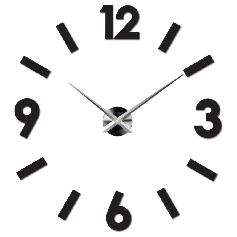 Nalepovacie hodiny na stenu DIY z plexiskla, moderná dekorácia do obývačky aj kancelárie