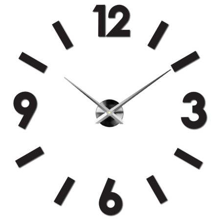 Nalepovacie hodiny na stenu DIY z plexiskla, moderná dekorácia do obývačky aj kancelárie Nalepovacie hodiny na stenu DIY z plexiskla, moderná dekorácia do obývačky aj kancelárie