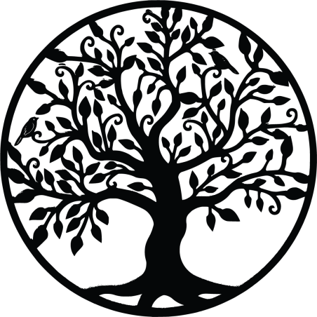 Drevený obraz na stenu - Strom života symbolizuje rast Drevený obraz na stenu - Strom života symbolizuje rast