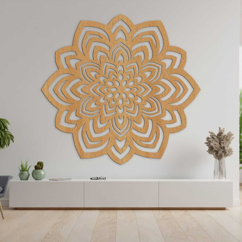 Prírodná kvetinová nástenná dekorácia - FLOWURTO