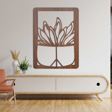 Moderná drevená dekorácia do obývačky s prírodným dizajnom Moderná drevená dekorácia do obývačky s prírodným dizajnom