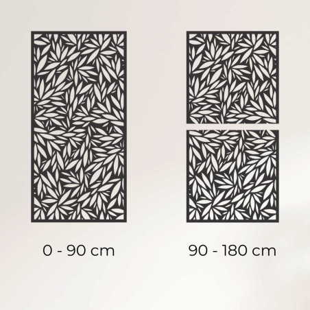 Drevený nástenný panel rastlinný motív - DOROZ