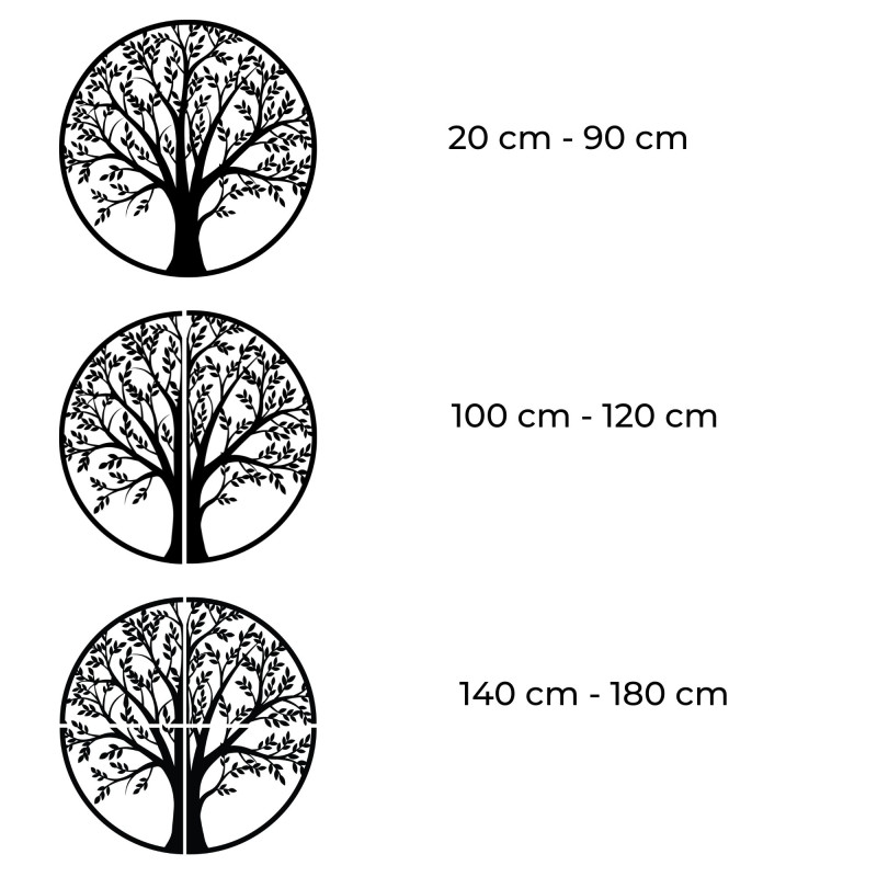 Strom života - Krásna drevená dekorácia s...