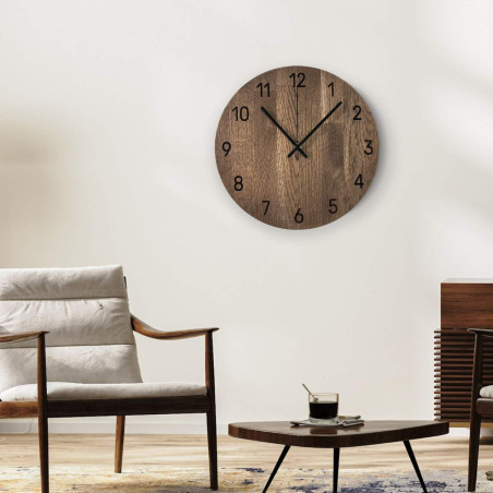 Minimalistické drevené hodiny ako dizajnová dekorácia Minimalistické drevené hodiny ako dizajnová dekorácia