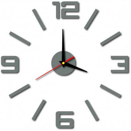 Moderné hodiny na stenu vyrobené z plastu. Vlastná výroba, X-momo Moderné hodiny na stenu vyrobené z plastu. Vlastná výroba, X-momo