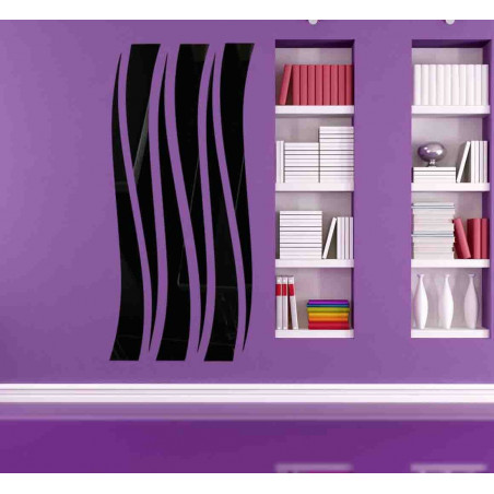 Moderné dekoračné zrkadlá. Zrkadlové a farebné samolepky na stenu,3D samolepky vyrobené z akrylu