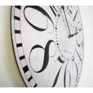 Hodiny z dreva cinema MDF . Fi 34 cm