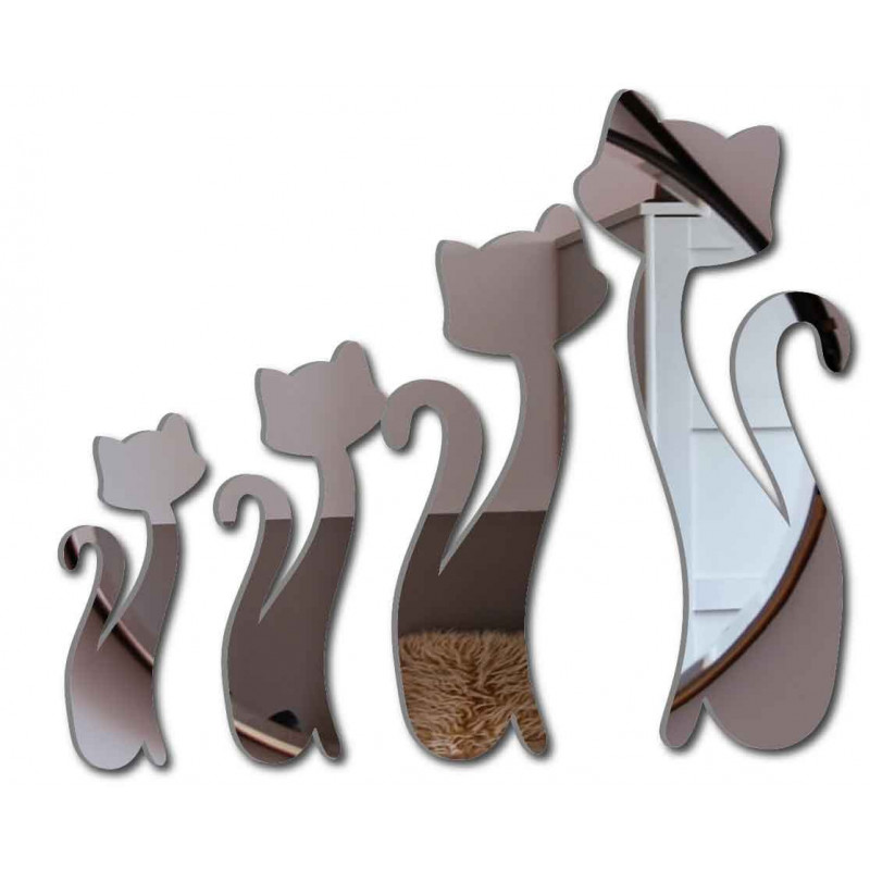 Moderné dekoračné zrkadlá. Zrkadlové a farebné samolepky na stenu,3D samolepky vyrobené z akrylu