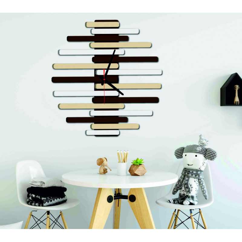 Design nástenné hodiny do obývačky, kuchyne, detskej izby. Hodiny na stenu ako darček.