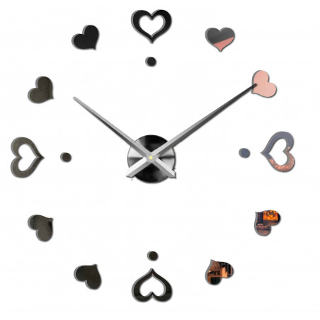 Nalepovacie nástenné hodiny,luxusné hodiny na stentu,plastové hodiny