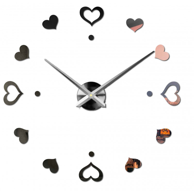 Nalepovacie nástenné hodiny,luxusné hodiny na stentu,plastové hodiny