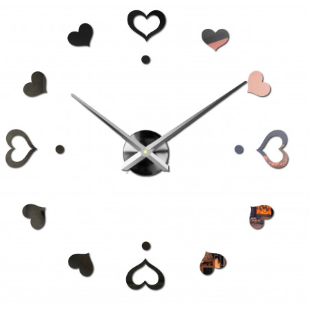 Nalepovacie nástenné hodiny,luxusné hodiny na stentu,plastové hodiny