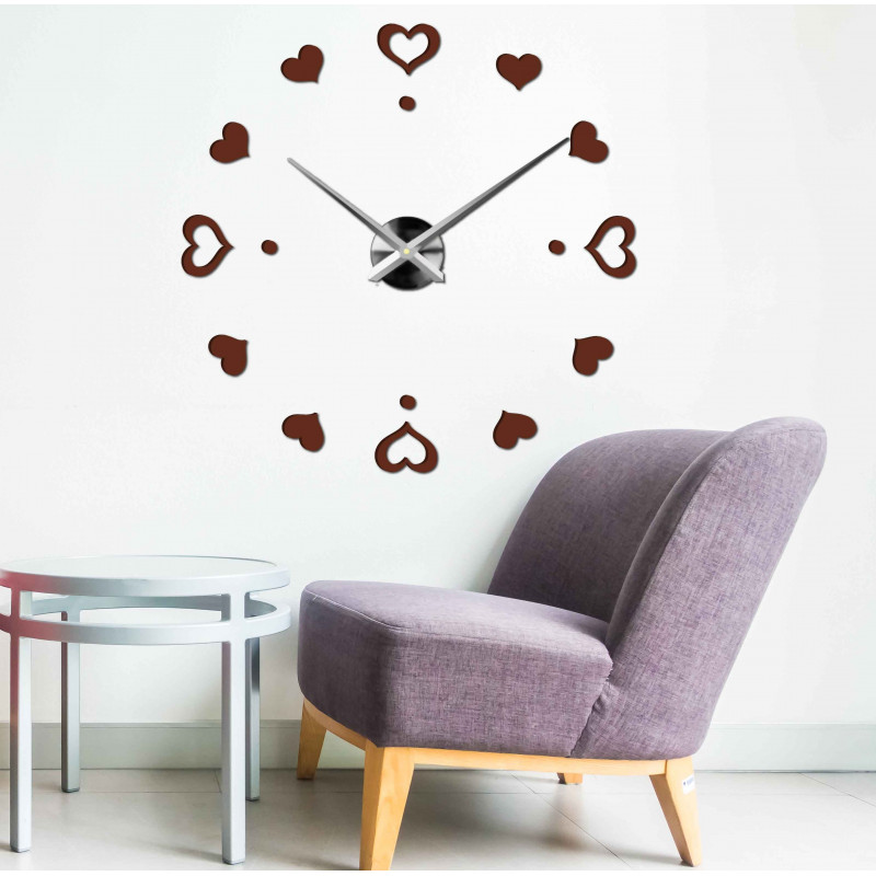 Nalepovacie nástenné hodiny,luxusné hodiny na stentu,plastové hodiny