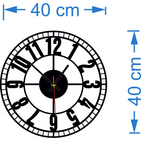 Rozmery drevených hodín na stenu,vintage nástenné hodiny,retro dekorácia