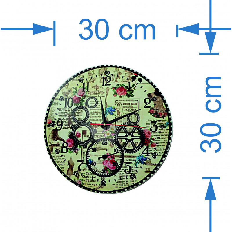 Moderné hodiny na stenu, nástenné hodiny z dreva, preglejka